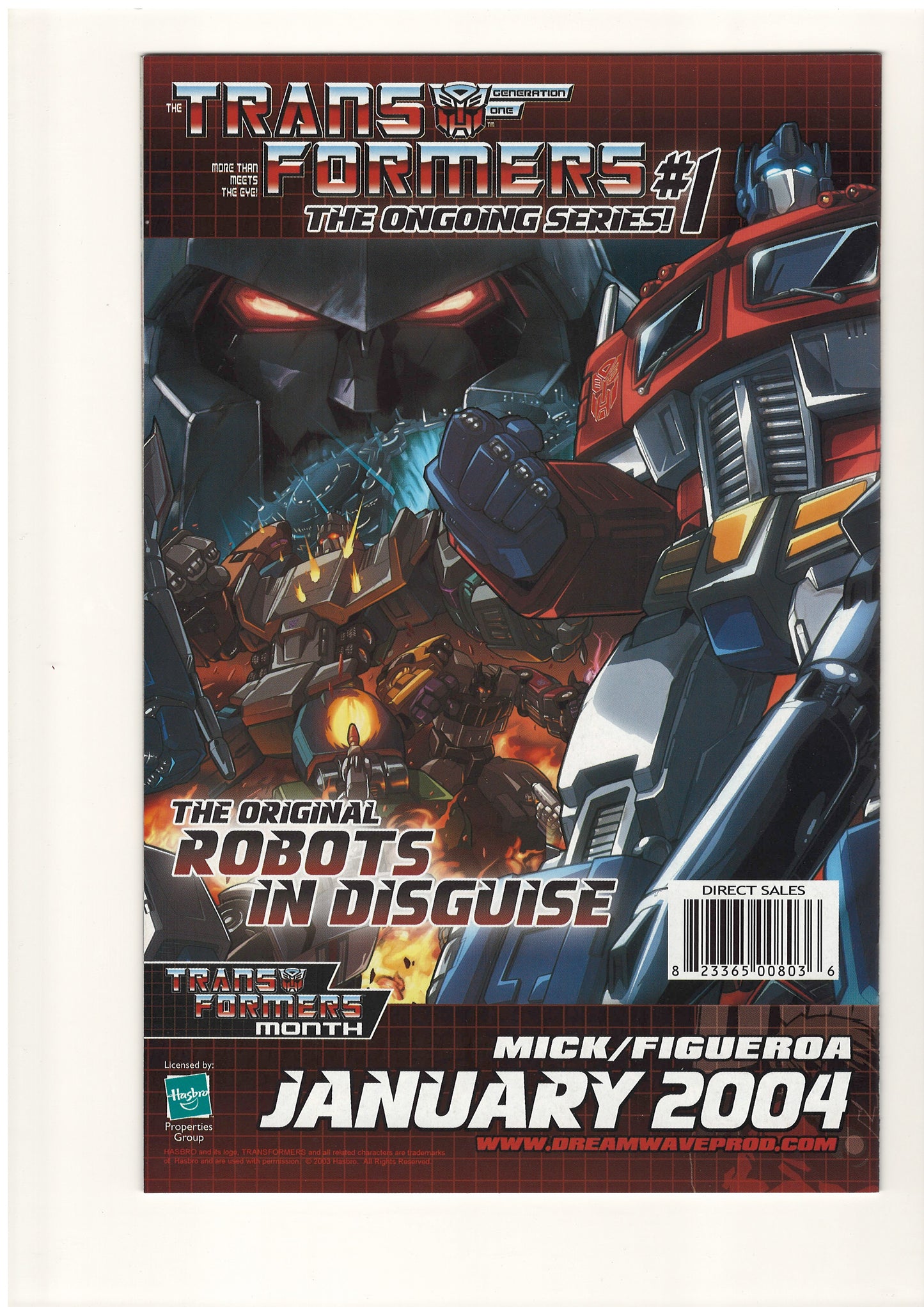 Transformers GI Joe #4 (Nov, 2003)