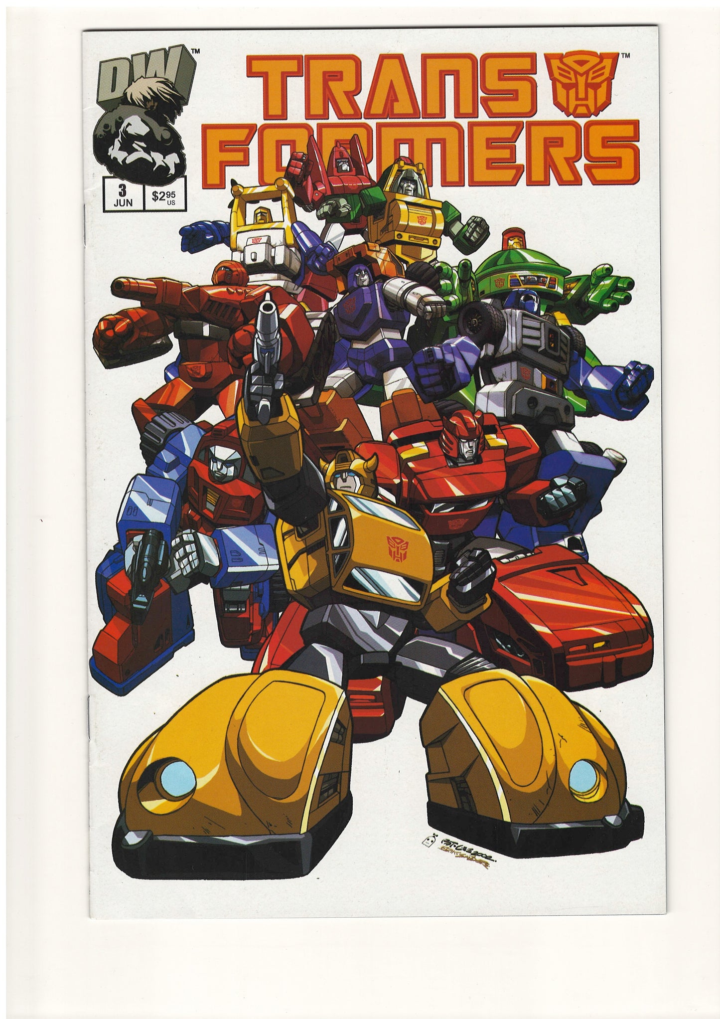 Transformers Generation 1 #3 (Jun, 2002) - Autobot Cover