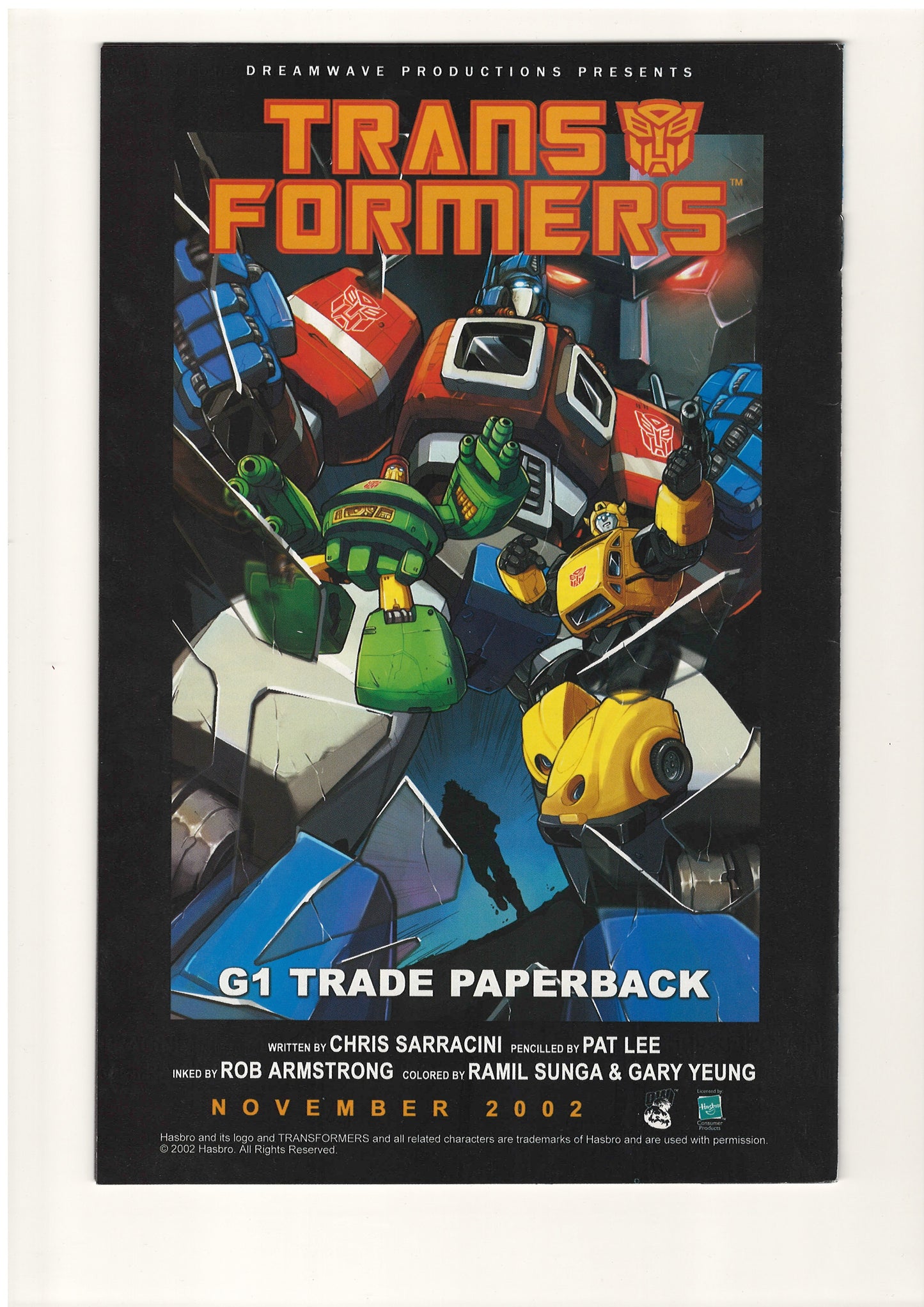 Transformers Generation 1 #6 (Oct, 2002) - Decepticon Cover