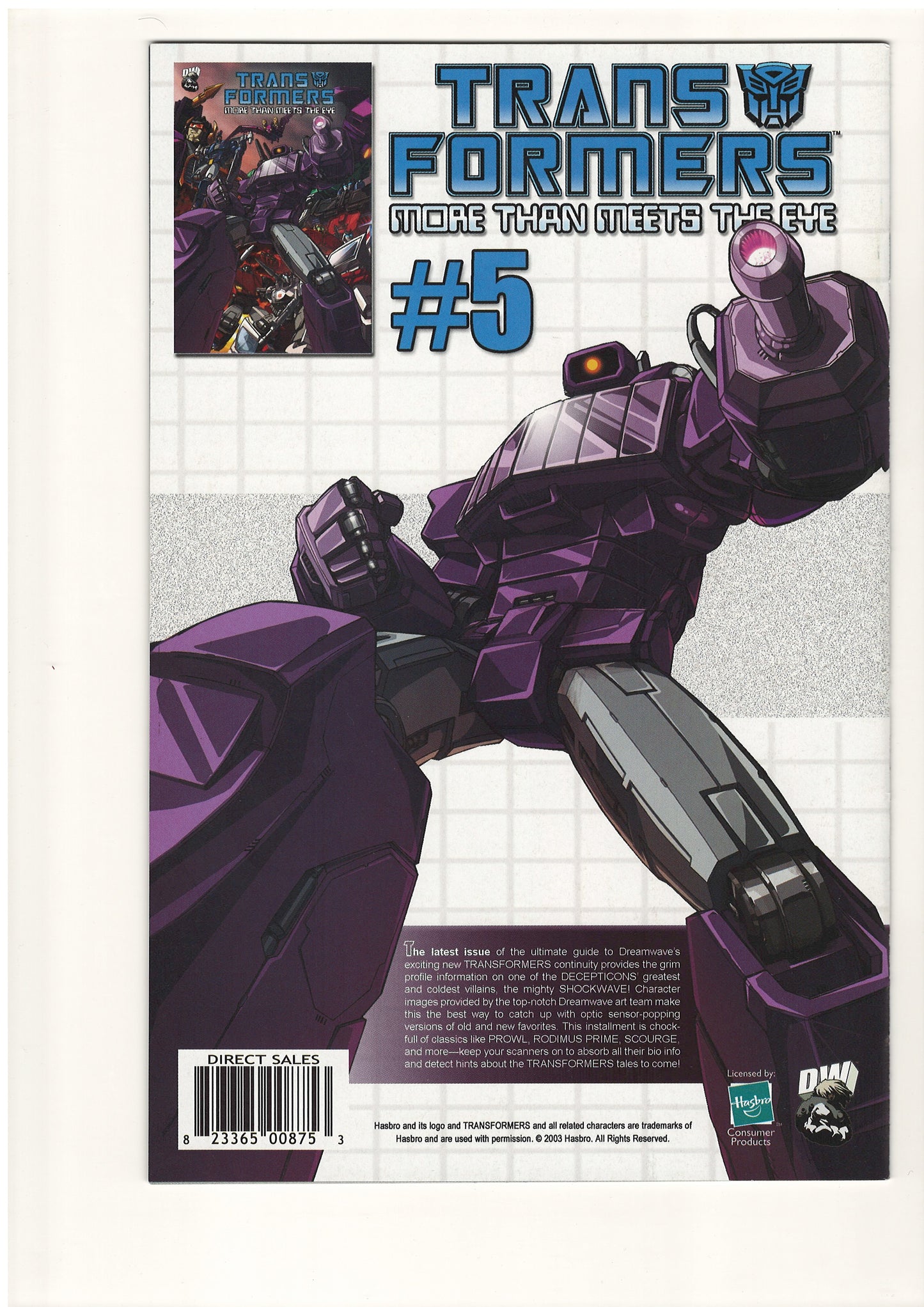 Transformers Generation 1 #3 (Jun, 2003) - Autobot Cover