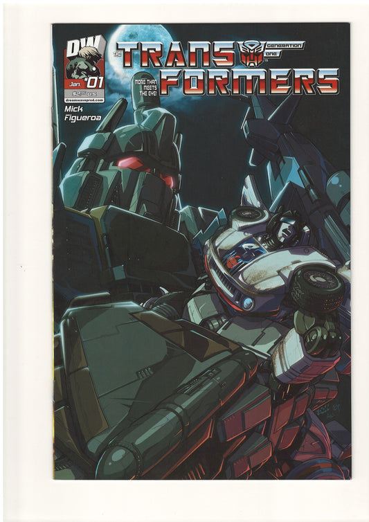 Transformers Generation 1 #1 (Jan, 2004) - Don Fegueroa Cover