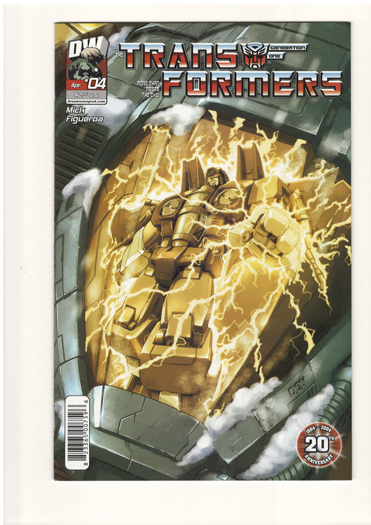 Transformers Generation 1 #4 (Apr, 2004) - Don Figueroa Cover