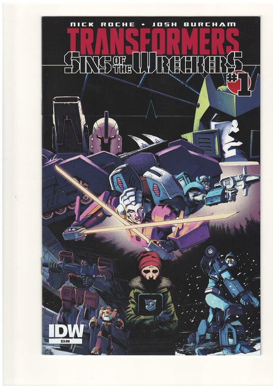 Transformers Sins of the Wreckers #1 (Nov, 2015) - Nick Roche Cover