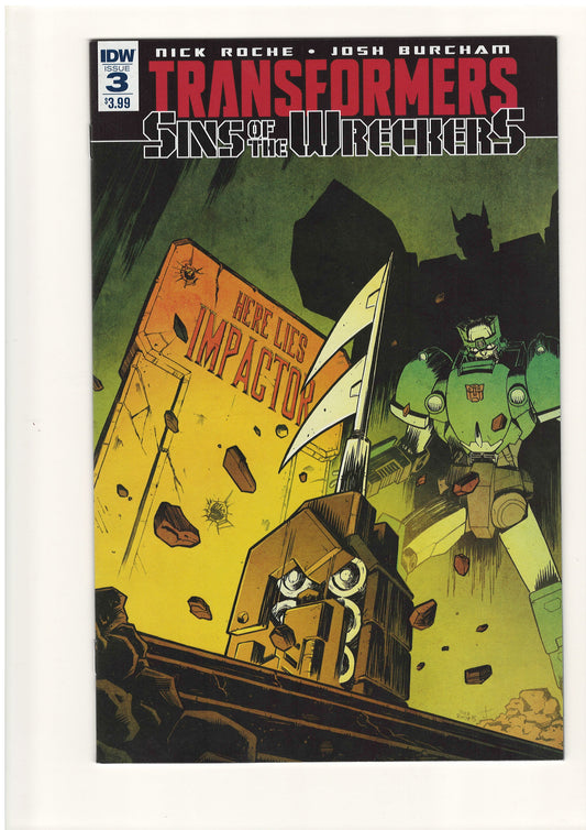 Transformers Sins of the Wreckers #3 (Jan, 2016) - Nick Roche Cover